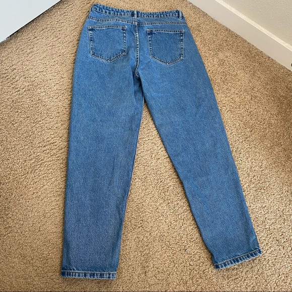 ZARA AUTHENTIC DENIM 100% COTTON MOM JEANS 28 - Picture 4 of 8